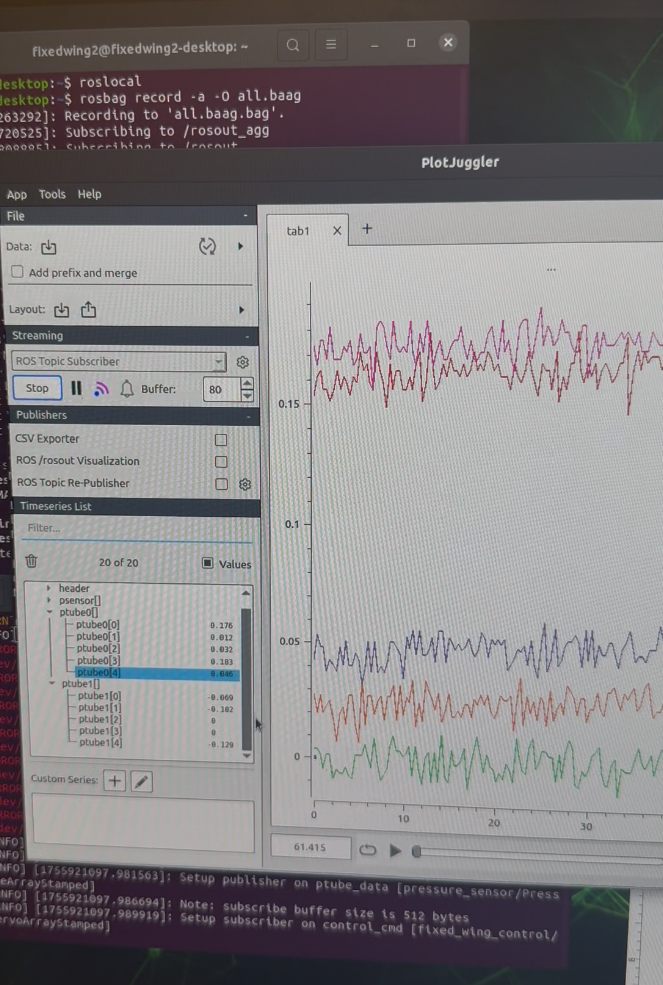 PlotJuggler pressure data
