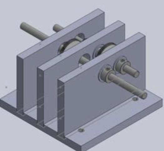 Transmission gearbox CAD model